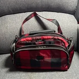 lug Bags Lug Trolley Crossbody Bag In Redblack Check Pattern Poshmark